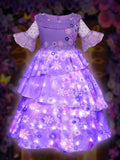 LED Party Flower Dress Little Girl Gift - Bebehanna