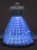 LED Snow Princess Costume For Girl - Bebehanna