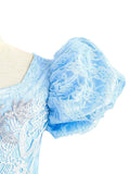 Light Up Cinderella Princess Lace Dress Up Costume for Girls Party - UPORPOR - Bebehanna