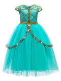 Light Up Jasmine Costume Princess Dresses for Party - Uporpor - Bebehanna