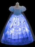 Light up Princess Costumes for Little Girls Elsa - Uporpor - Bebehanna