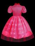 Light up Princess dress Peach Costume for Girls - Uporpor - Bebehanna