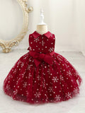 Light Up Snowflake Sleeveless Princess Dress - Uporpor - Bebehanna