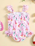 Pink Unicorn Swimsuit - Bebehanna