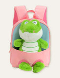 Plush Doll Crocodile Schoolbag Backpack - Bebehanna