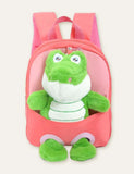 Plush Doll Crocodile Schoolbag Backpack - Bebehanna