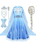 Princess Costumes with LED Lights for Little Girls Elsa-Uporpor - Bebehanna