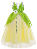 Princess Tiana Light Up Fairy Mesh Dress For Girls - Uporpor - Bebehanna