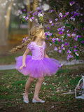 Purple LED Little Girl Tutu Dress - Bebehanna