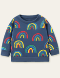 Rainbow Circle gedréckt Sweatshirt