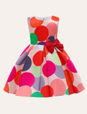 Rainbow Polka Dot Party Dress - Bebehanna