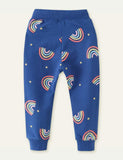 Rainbow Printing Sweatpants - Bebehanna