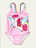 Rainbow Unicorn One-Piece Swimsuit