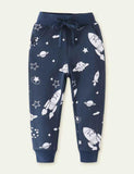 Rocket Print Sweatpants - Bebehanna