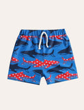 Shark Full Printed Swimming Shorts