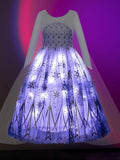 Snow LED Light Ball Gown Dress - Bebehanna