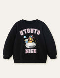 Spaceship Puppy Printed Sweatshirt - Bebehanna