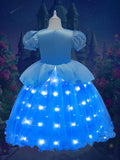 Sparkling Cinderella Princess Costume Party Dress-Up - Uporpor - Bebehanna