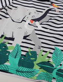 Striped Elephant T-shirt - Bebehanna