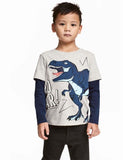 T-Rex Fake Two-Piece T-shirt - Bebehanna