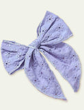 Today Only - Embroidery Bow Barrettes - Bebehanna