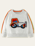 Tractor Appliqué Sweatshirt