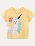 Unicorn Appliqué T-shirt - Bebehanna