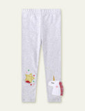 Unicorn Appliqué Dusk Leggings