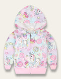 Unicorn Cute Hooded Jacket - Bebehanna