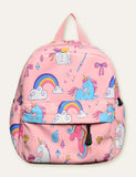 Unicorn Dinosaur Full Printed Schoolbag Backpack - Bebehanna