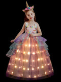 Unicorn Light Up Princess Dress - Bebehanna