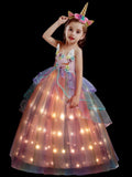 Unicorn Light Up Princess Dress - Bebehanna