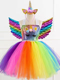 Unicorn Light Up Rainbow Princess TUTU - Bebehanna