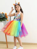 Unicorn Light Up Rainbow Princess TUTU - Bebehanna