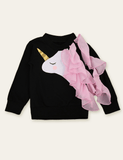 Unicorn Printed Family Matching Sweatshirt