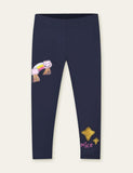 Unicorn Rainbow Appliqué Leggings - Bebehanna