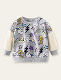 Unicorn Rainbow Printed Sweatshirt