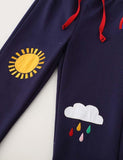 Weather Appliqué Sweatpants - Bebehanna