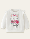 Western Style Cat gedréckt Sweatshirt