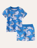 Whale Printed Set - Bebehanna